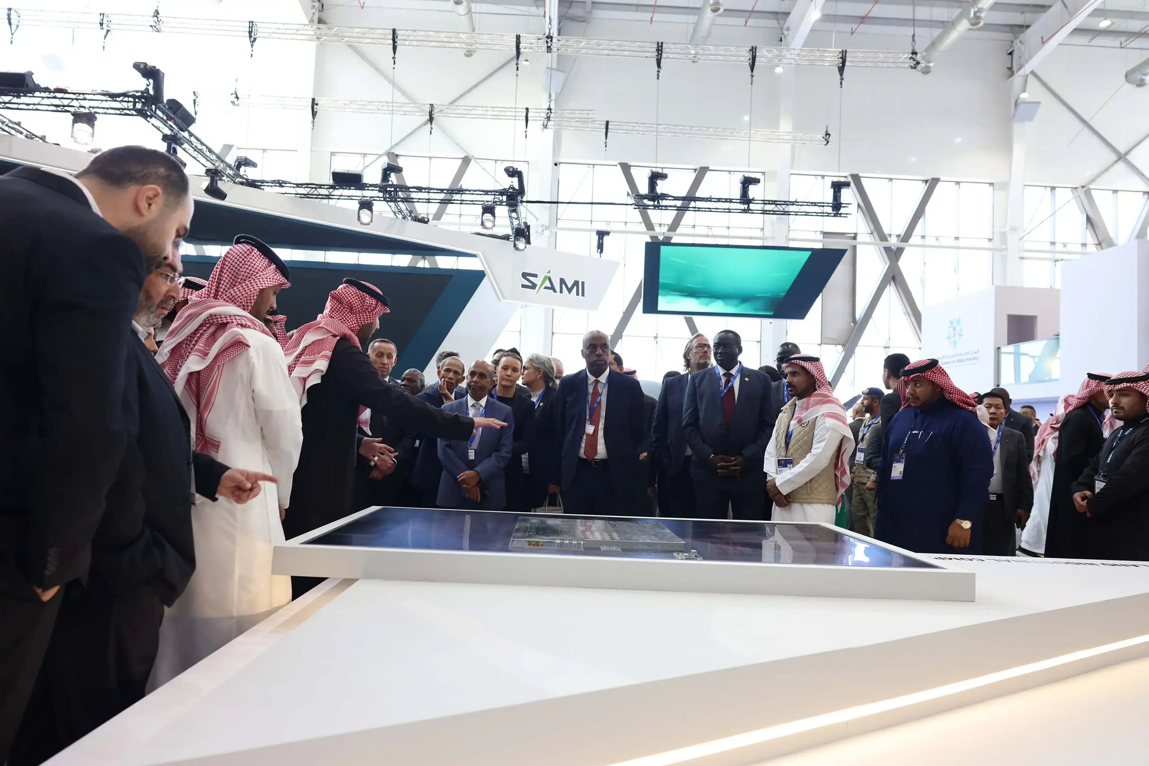 20240208 - International delegates at World Defence Show.webp